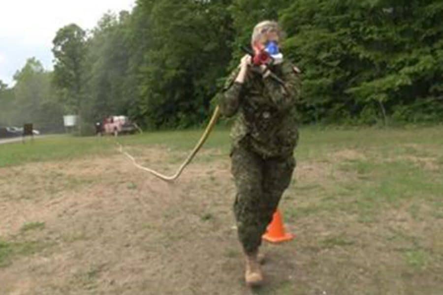 Physiological Demands of Basic Fire Management Tasks in Members of the Canadian Armed Forces: A Pilot Study
